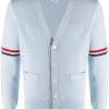 Thom Browne stripe detail cotton cardigan