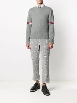 Thom Browne Milano stitch crew neck jumper