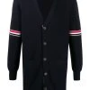 Thom Browne Milano stitch long cardigan