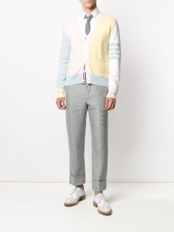 Thom Browne pastel knit cardigan
