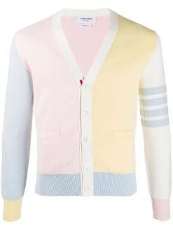 Thom Browne pastel knit cardigan