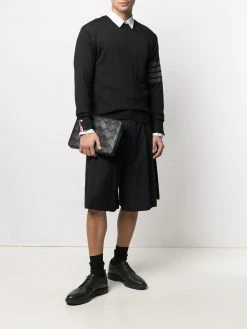 Thom Browne 4-Bar crew neck jumper