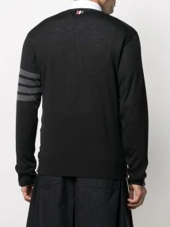 Thom Browne 4-Bar crew neck jumper