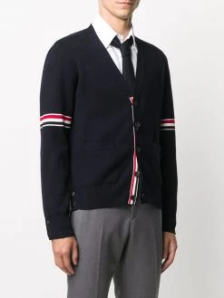 Outlet ✨ Thom Browne Tricolour 4 Bar cardigan cardigans of men 🛒 7 Thom Browne tricolour 4-Bar cardigan