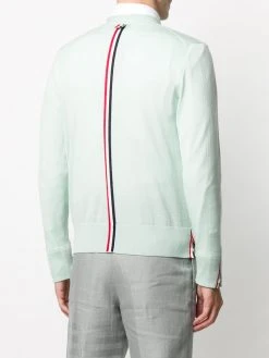 Coupon ✔️ Thom Browne V neck tricolour stripe merino cardigan cardigans of men 🤩 8 Thom Browne v-neck tricolour-stripe merino cardigan