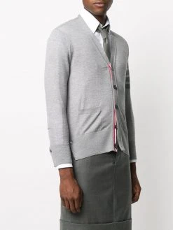 Best reviews of π― Thom Browne Rear stripe V neck merino cardigan sweatshirts & knitwear of men β 7 Thom Browne rear stripe V-neck merino cardigan