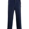 Thom Browne deconstructed washed denim tailored trousers