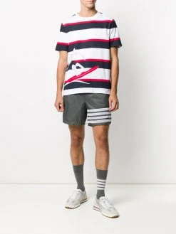 Thom Browne stripe surfer T-shirt
