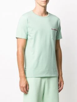 Thom Browne striped chest pocket cotton T-shirt