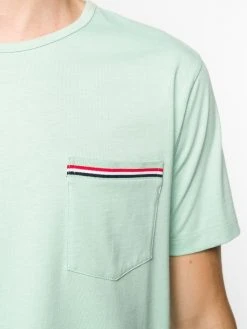Thom Browne striped chest pocket cotton T-shirt