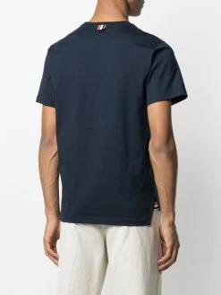 Thom Browne RWB tipping stripe short-sleeve T-shirt