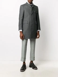 Thom Browne 4-Bar engineered coat