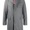 Thom Browne rubberised wool Chesterfiled coat