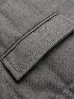 Thom Browne down-filled super 120s Chesterfield coat