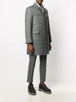 Thom Browne down-filled super 120s Chesterfield coat