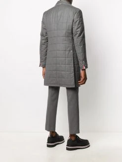 Thom Browne down-filled super 120s Chesterfield coat