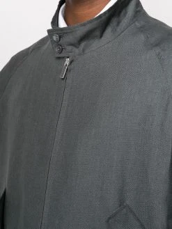 Top 10 β¨ Thom Browne Raglan zip front jacket lightweight jackets of men π 9 Thom Browne raglan zip-front jacket