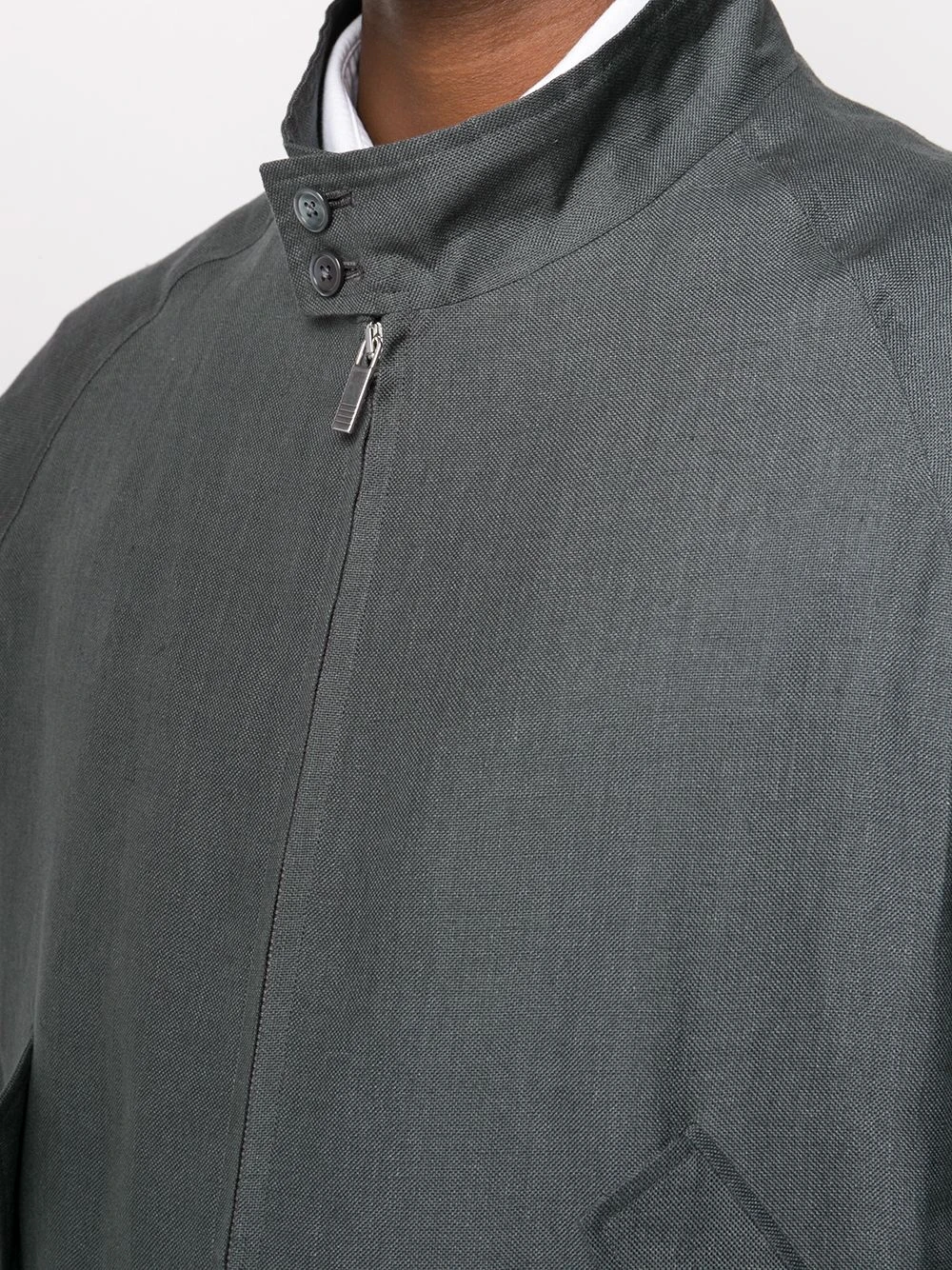 Top 10 β¨ Thom Browne Raglan zip front jacket lightweight jackets of men π 5 Thom Browne raglan zip-front jacket