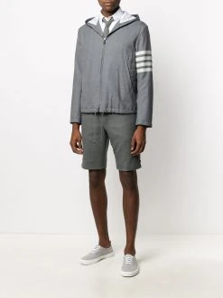Thom Browne 4-Bar hooded golf jacket