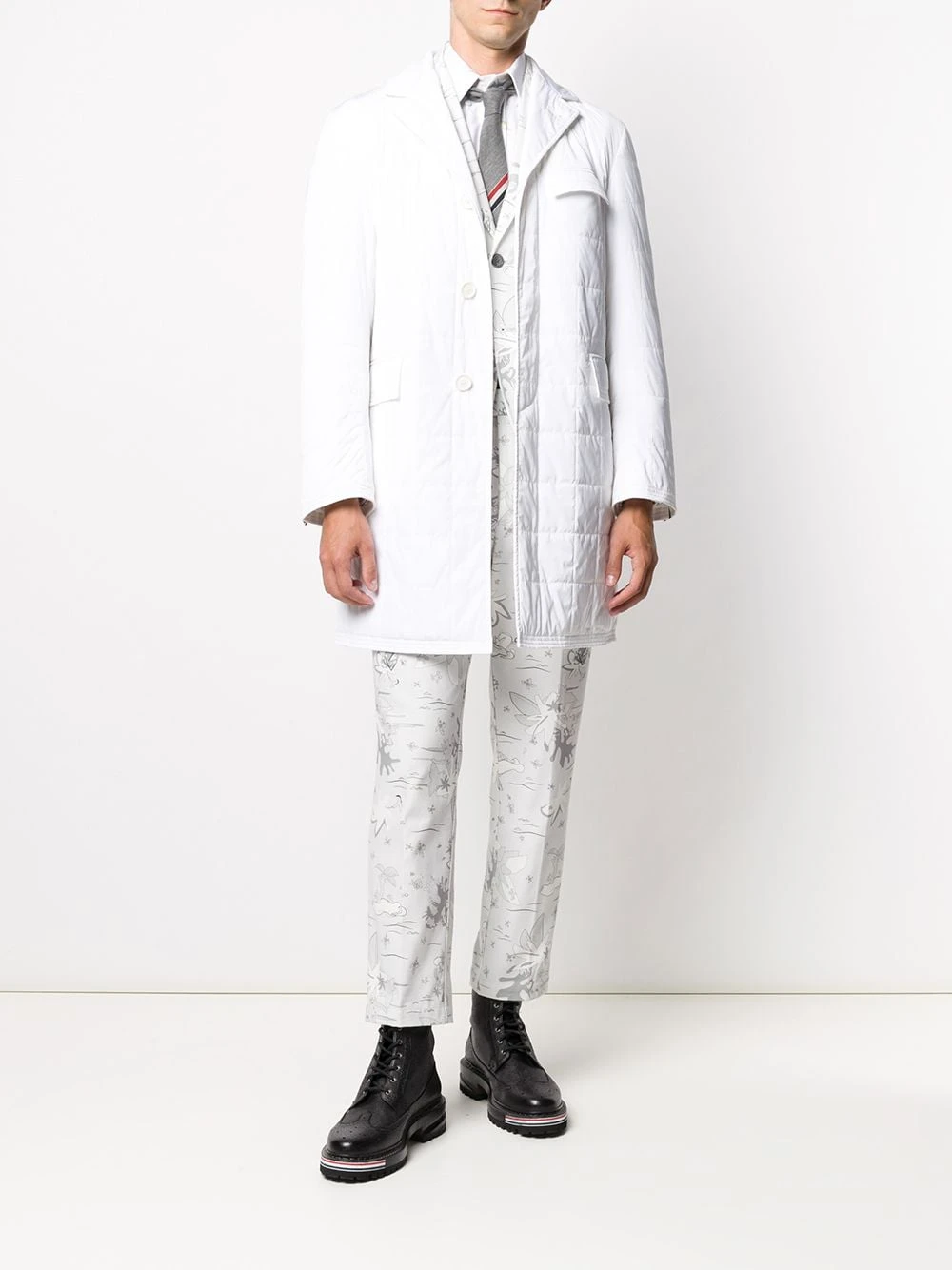 Top 10 π― Thom Browne Surfer icon embroidery Oxford shirt shirts of men π 2 Thom Browne Surfer icon embroidery Oxford shirt