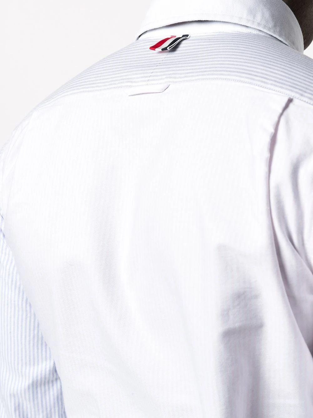 Brand new ❤️ Thom Browne Fun Mix rounded collar Oxford shirt shirts of men ✨ 5 Thom Browne Fun-Mix rounded collar Oxford shirt