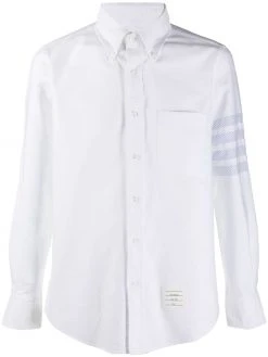 Thom Browne 4-Bar straight-fit Oxford shirt