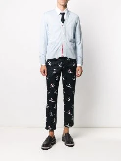 Thom Browne 4-Bar straight-fit Oxford shirt