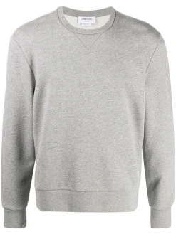 Thom Browne loopback cotton tipped sweatshirt