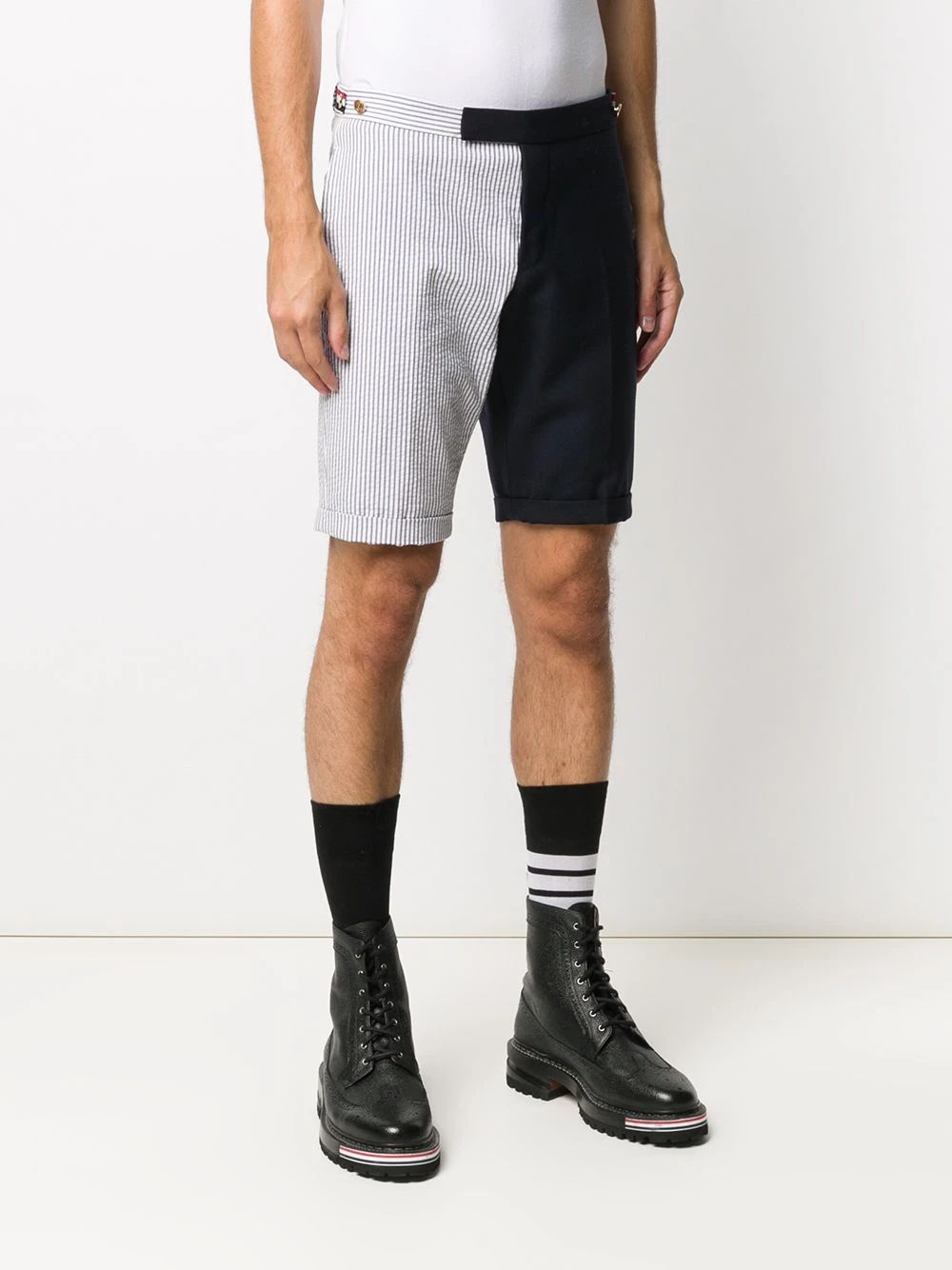Deals π Thom Browne Low rise skinny shorts tailored shorts of men π― 3 Thom Browne low-rise skinny shorts