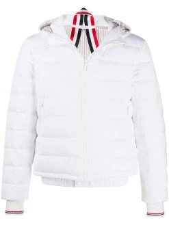 Thom Browne hooded poly twill ski jacket