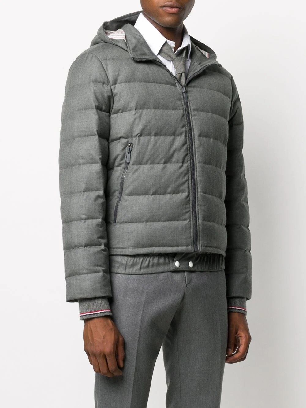 Wholesale β Thom Browne Super 120s twill ski jacket down jackets of men π 3 Thom Browne super 120s twill ski jacket