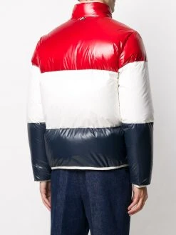 Thom Browne tricolour reversible funnel jacket
