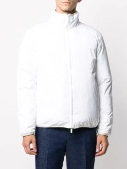 Thom Browne tricolour reversible funnel jacket