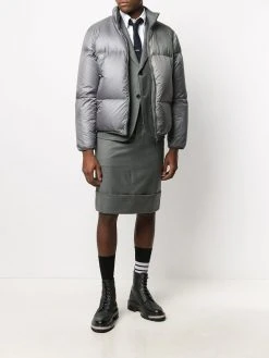 Thom Browne reversible funnel neck padded jacket