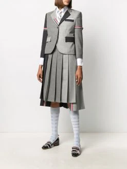 Thom Browne Fun-Mix 2ply fresco panelled blazer