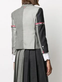 Thom Browne Fun-Mix 2ply fresco panelled blazer