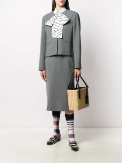 Thom Browne crinkle stripe jacket