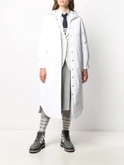 Thom Browne stripe detail down-filled parka