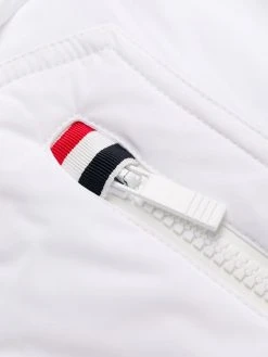 Thom Browne stripe detail down-filled parka