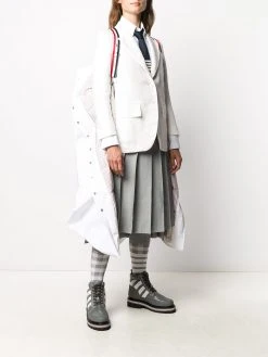 Thom Browne stripe detail down-filled parka