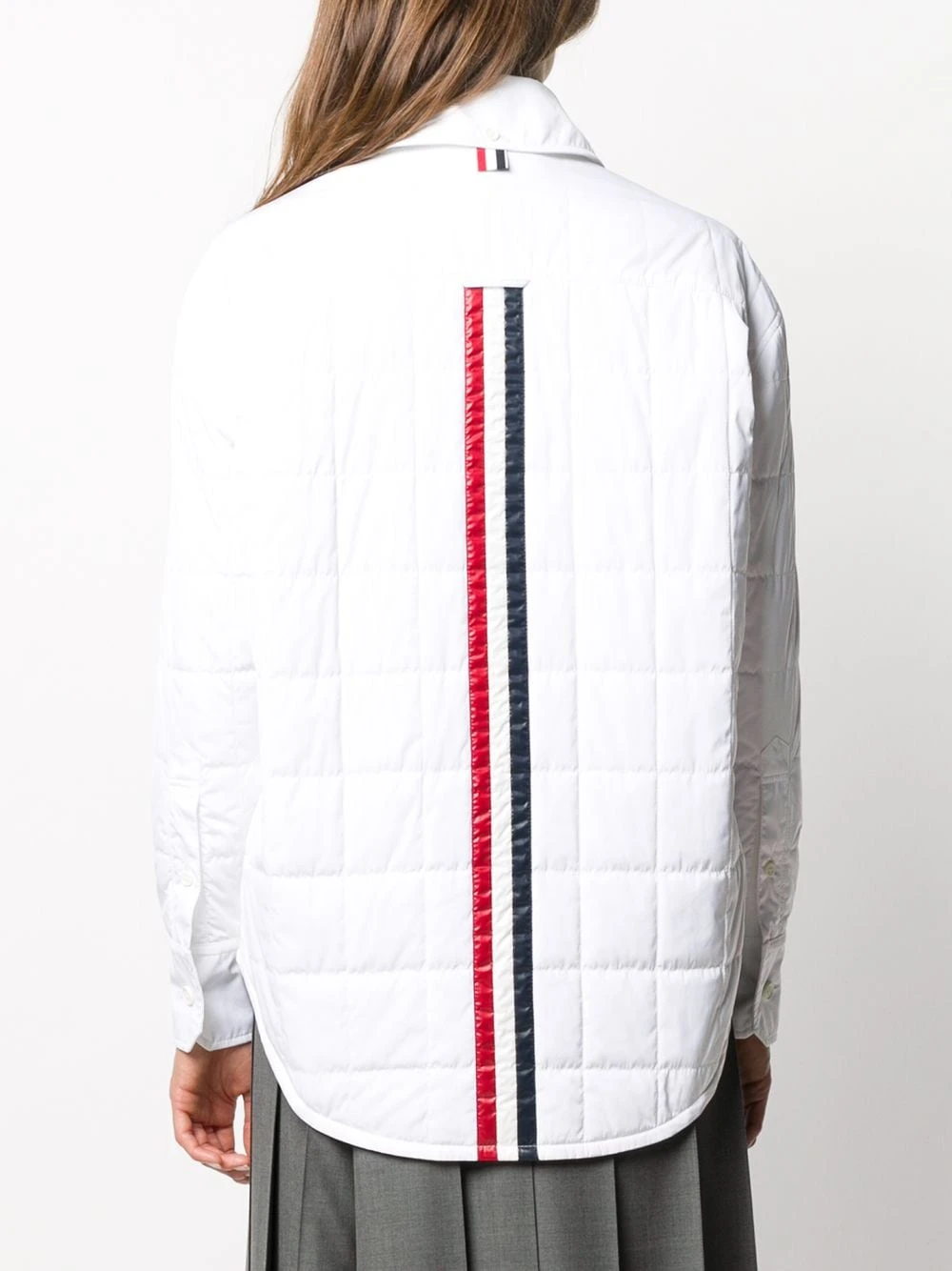Flash Sale β Thom Browne Oversized quilted shirt jacket down jackets of women π 4 Thom Browne oversized quilted shirt jacket