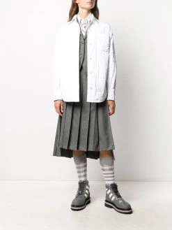 Thom Browne oversized quilted shirt jacket