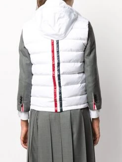 Thom Browne rear stripe padded gilet