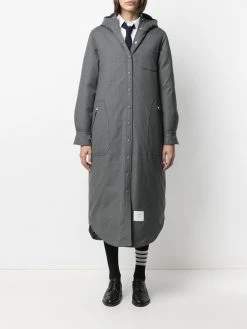 Thom Browne downfilled hooded coat