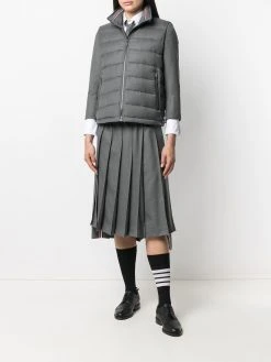 Thom Browne padded funnel neck vest