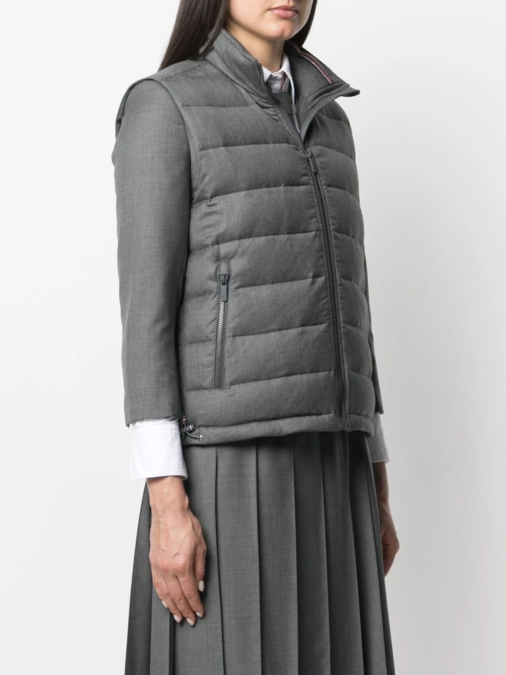 New π Thom Browne Padded funnel neck vest waistcoats & gilets of women π 3 Thom Browne padded funnel neck vest