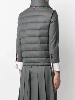 New π Thom Browne Padded funnel neck vest waistcoats & gilets of women π 9 Thom Browne padded funnel neck vest