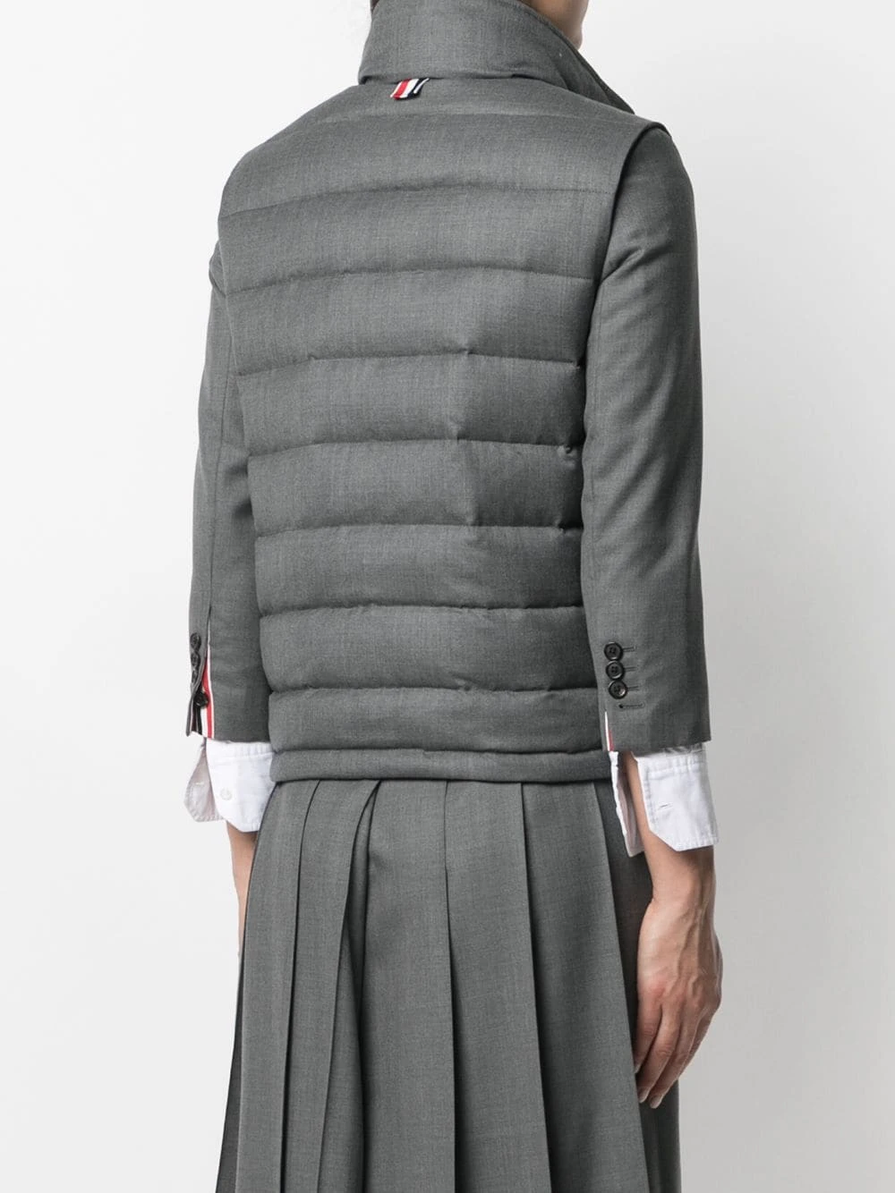 New π Thom Browne Padded funnel neck vest waistcoats & gilets of women π 4 Thom Browne padded funnel neck vest