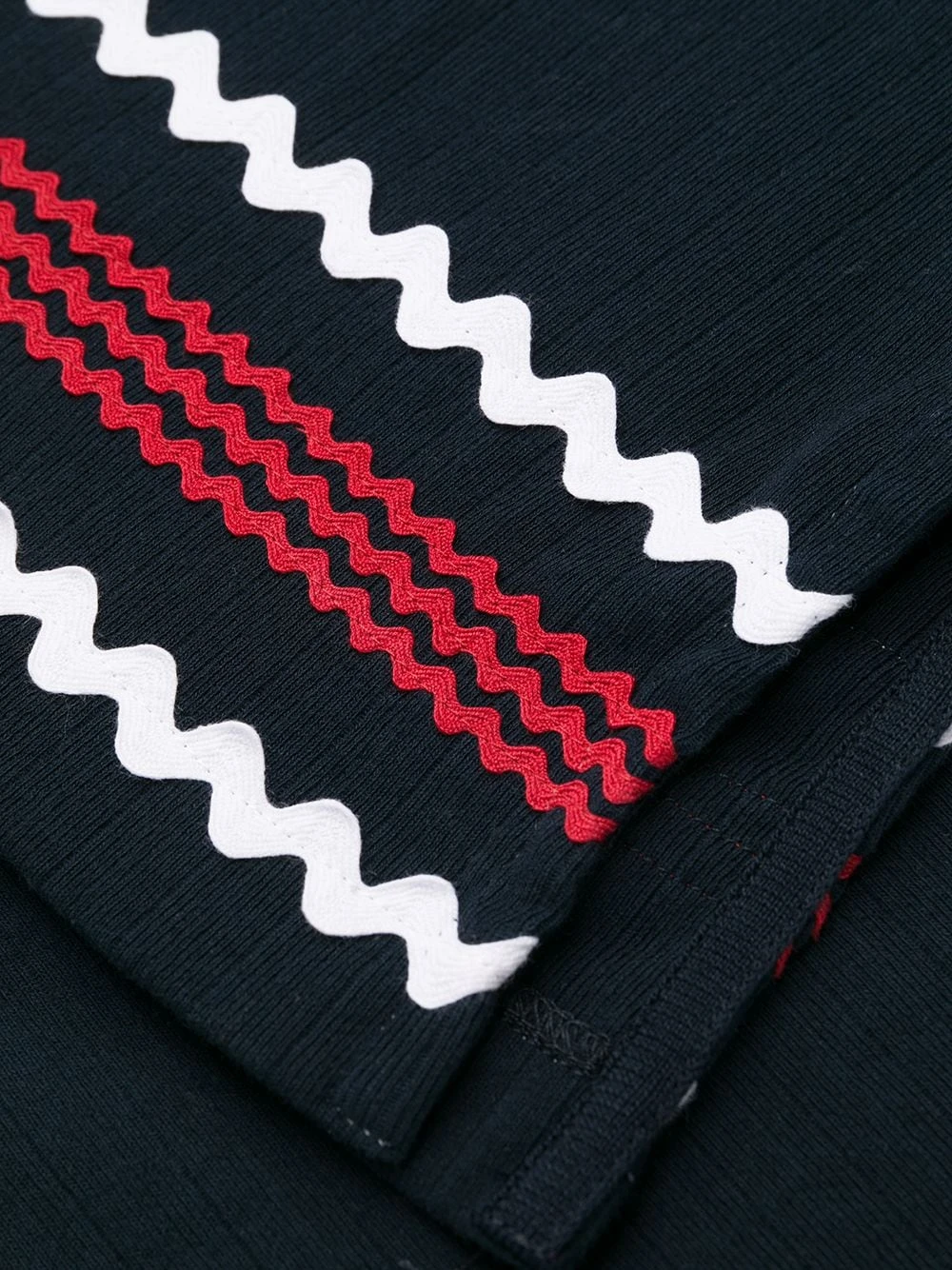 Wholesale ⌛ Thom Browne Zigzag trim shift😀 dress day dresses of women 🧨 7 Thom Browne zigzag-trim shift dress