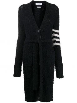 Thom Browne 4-Bar boucle cable cardigan